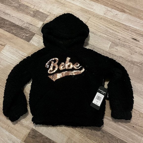 NWT Bebe sherpa sweatshirt for a girl - Picture 1 of 6